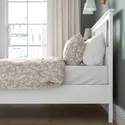 IKEA HEMNES ХЕМНЕС, каркас ліжка з матрацом, біла пляма / Valevåg середньої твердості, 140x200 см 295.419.98 фото thumb №7