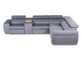 BRW Житловий розкладний кутовий диван з ящиком для зберігання велюровий сірий, Елемент 23 NA-LIVING-170TVE_WBP_EL180SZ_E_2,5F-TK2_BC24B1 фото