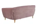 BRW тримісний диван Ria 3 стьобаний велюровий пудрово-рожевий SO-RIA-3S--VIC_18 фото thumb №3