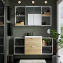 IKEA ENHET ЕНХЕТ, ванна, білий / імітація. дуб, 140x43x65 см 095.475.00 фото thumb №2