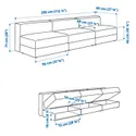 IKEA JÄTTEBO ЄТТЕБУ, 4,5-місний модульний диван, САМСАЛА темний жовто-зелений 394.850.96 фото thumb №8