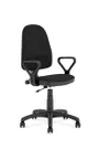 Крісло комп'ютерне офісне обертове HALMAR BRAVO, чорне, OBAN EF019 фото