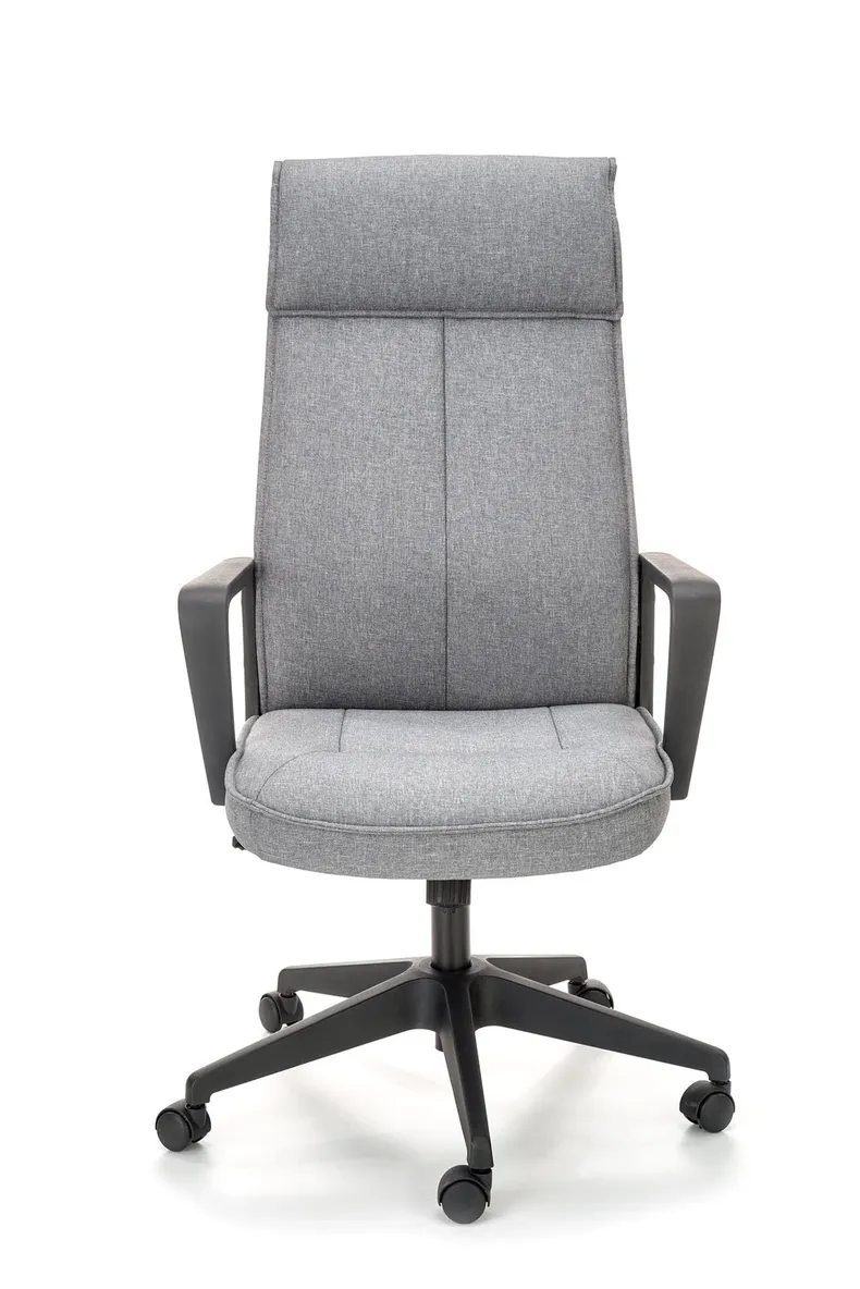 Крісло комп'ютерне офісне обертове HALMAR PIETRO, тканина, сірий фото №9