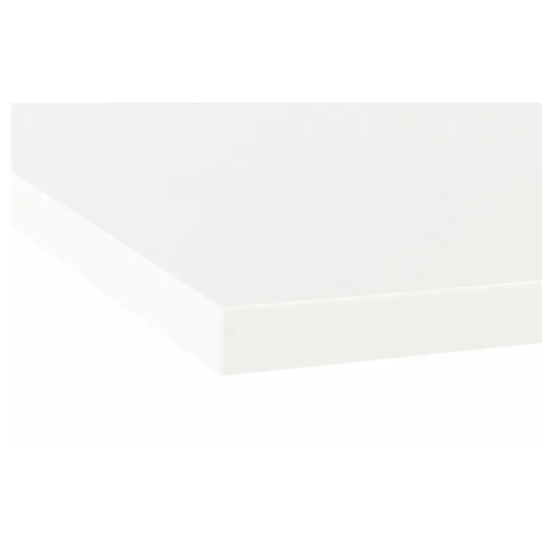 IKEA EKBACKEN ЭКБАККЕН, столешница под заказ, белый / ламинат, 45,1-63,5x2,8 см. 303.454.30 фото №2