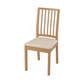 IKEA EKEDALEN ЭКЕДАЛЕН, стул, имит. дуб / хакебо бежевый 394.881.08 фото