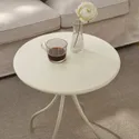 IKEA TÅNEBRO ТОНЕБРО, придиванный столик, Светло-серый беж, 46 см 605.549.88 фото thumb №6