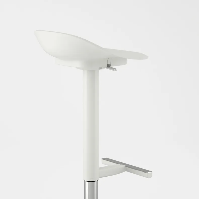 IKEA JANINGE ЯНІНГЕ, барний стілець, білий, 76 см 702.460.89 фото №9