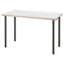 IKEA LAGKAPTEN ЛАГКАПТЕН / ADILS АДИЛЬС, письменный стол, белый антрацит / темно-серый, 120x60 см 195.084.09 фото