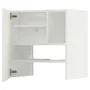 IKEA METOD МЕТОД, настінн шаф д / витяжки з полиц / дверц, білий / ВЕДДІНГЕ білий, 60x60 см 695.053.52 фото