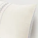 IKEA ÅKERNEJLIKA АКЕРНЕЙЛІКА, чохол на подушку, кремово-білий вишивка, 40x58 см 605.701.77 фото thumb №10