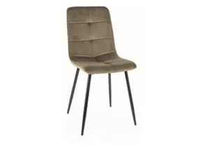 Кухонный стул SIGNAL IVO Velvet, Bluvel 77 - оливковый фото
