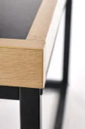 Журнальный столик деревянный HALMAR VESPA, 100x60 см, столешница: натуральная, ножки из металла: черные фото thumb №4