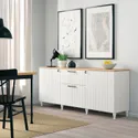IKEA BESTÅ БЕСТО, модуль для зберігання із шухлядами, білий / Суттервікен / Каббарп білий, 180x42x76 см 793.877.96 фото thumb №4