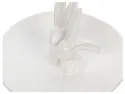 BRW Декоративна тарілка керамічна з Кроликом, білий 076996 фото thumb №5