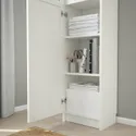 IKEA BILLY БІЛЛІ / OXBERG ОКСБЕРГ, стелаж з дод секцією / дверцятами, білий / скло, 40x30x237 см 892.874.33 фото thumb №3