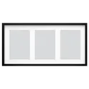 IKEA RÖDALM РЕДАЛЬМ, рамка для 3х фото, чорний, 81x40 см 705.537.28 фото thumb №1