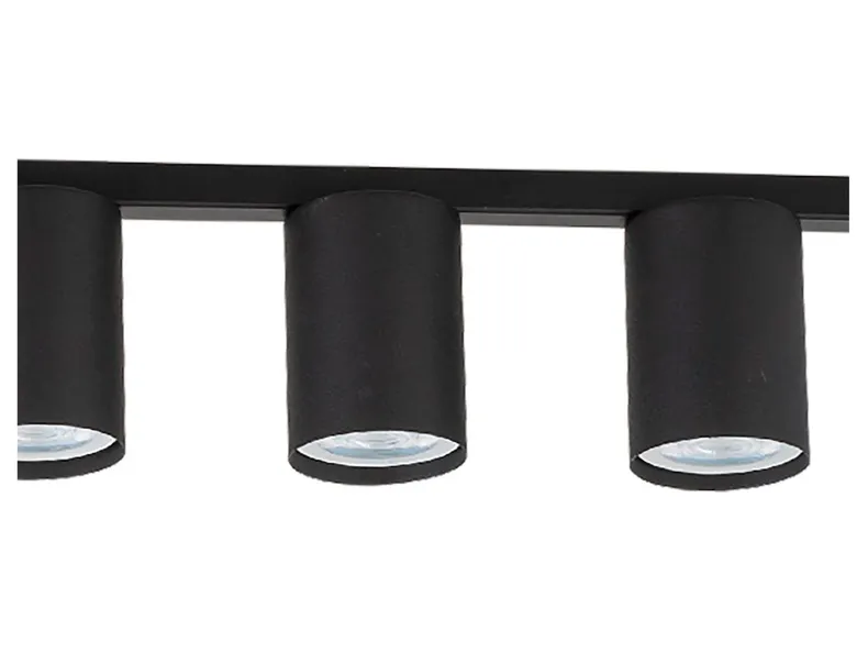 BRW Logan Black 4-позиционный металлический потолочный светильник черного цвета 087453 фото №3