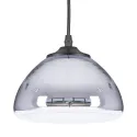BRW Скляний підвісний світильник VICTORY GLOW S сріблястий 17 см 5903351255295 фото thumb №1