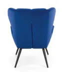 Мягкое кресло HALMAR TYRION, темно-синий фото thumb №9