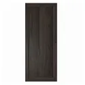 IKEA OXBERG ОКСБЕРГ, дверь, темно-коричневая имитация дуб, 40x97 см 704.928.91 фото thumb №1