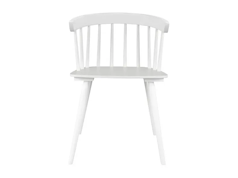 BRW Деревянный стул с палкой белый, белый TXF_PAT_FOT-TX098-1-TK0 фото №2