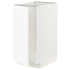 IKEA METOD МЕТОД, підлог шафа д / мийки / сортуван сміття, білий Енкопінг / білий імітація дерева, 40x60 см 394.733.81 фото