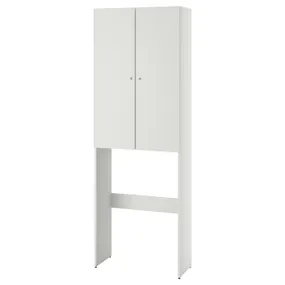 IKEA NYSJÖN НЮШЁН, шкаф для стиральной машины, белый, 65x190 см 104.964.77 фото