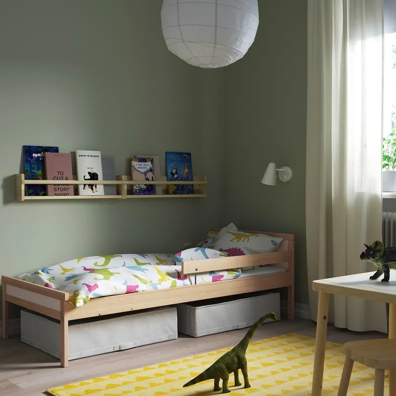 IKEA SNIGLAR СНИГЛАР, каркас кровати с реечным дном, бук, 70x160 см 191.854.33 фото №2