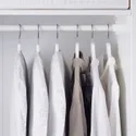 IKEA STUK СТУК, чохол для одягу, 3 шт, білий/сірий 503.708.76 фото thumb №2