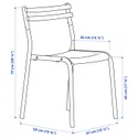 IKEA GENESÖN ГЕНЕШЁН, стул, металл / синий 805.677.96 фото thumb №6