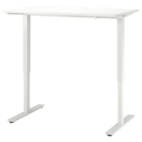 IKEA TROTTEN ТРОТТЕН, стіл регульований, білий, 120x70 см 994.295.78 фото