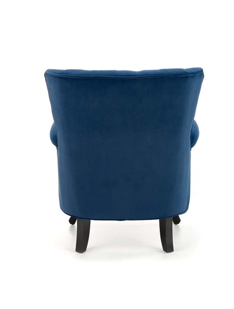 Кресло мягкое HALMAR TITAN темно-синее фото №9
