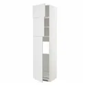 IKEA METOD МЕТОД, висока шафа для холодиль, 3 дверцят, білий / стенсундський білий, 60x60x240 см 294.610.72 фото thumb №1