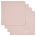 IKEA NÄBBFISK НЭББФИСК, салфетка, бледно-розовый / белый, 30x30 см 105.711.22 фото thumb №1