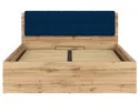 BRW Кровать Tetrix 160x200 с рамой и ящиком для хранения дуб wotan, дуб вотана LOZ/160/B-DWO фото thumb №10