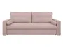 BRW Трехместный диван-кровать Mona с ящиком для хранения велюр розовый, Aston New 19 Flamingo SO3-MONA-LX_3DL-G2_BA3BA9 фото