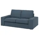 IKEA KIVIK КИВИК, чехол на 2-местный диван, Окрашенный в синий цвет 105.171.87 фото thumb №1