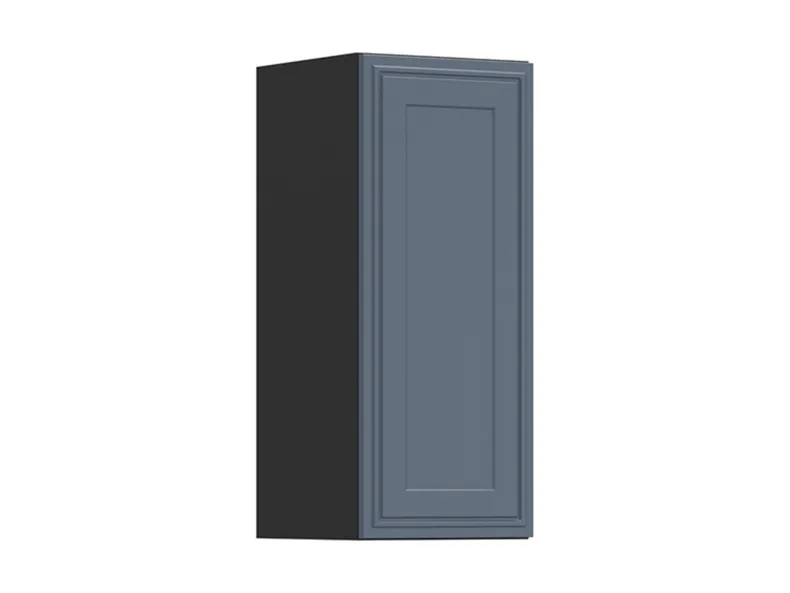 BRW Верхний кухонный шкаф Верди 30 см правый мистик матовый, черный/матовый FL_G_30/72_P-CA/MIM фото №2
