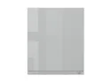 Кухонный шкаф BRW Top Line 60 см с вытяжкой левый серый глянец, серый гранола/серый глянец TV_GOO_60/68_L_FL_BRW-SZG/SP/IX фото thumb №1