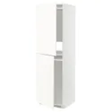 IKEA METOD МЕТОД, висока шафа для холодильнка / морозил, білий / ВАЛЛЬСТЕНА білий, 60x60x200 см 495.073.47 фото thumb №1