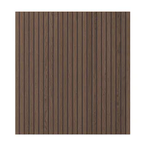 IKEA BJÖRKÖVIKEN БЬЁРКЁВИКЕН, дверь, Шпон дуба, окрашенный в коричневый цвет, 60x64 см 704.909.48 фото