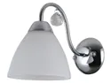 BRW Настенный светильник Lugano из стали и стекла белого и серебристого цвета 077033 фото thumb №1
