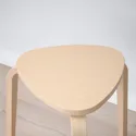 IKEA NORDEN НОРДЕН / KYRRE КЮРРЕ, стол и 4 табурета, белый / берёзовый, 26 / 89 / 152 см 795.688.29 фото thumb №5