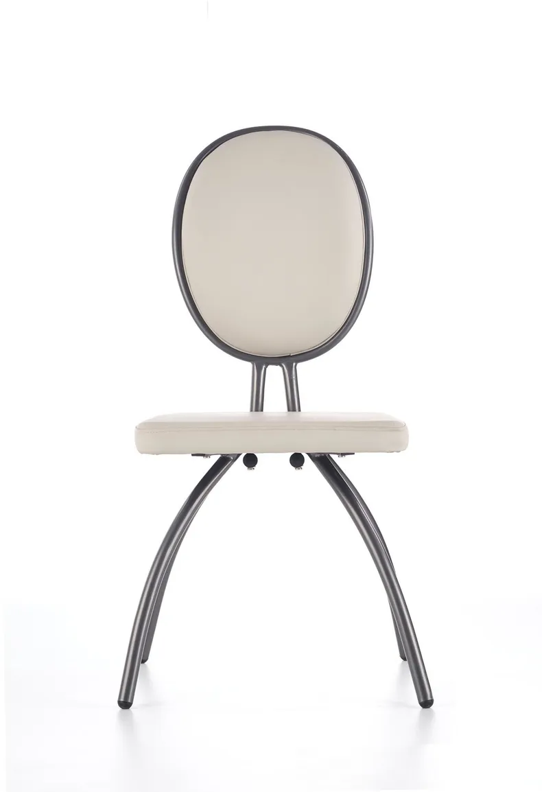 Кухонный стул HALMAR K298 светло-серый/графит фото №5