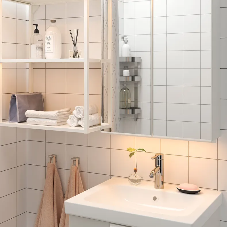 IKEA SILVERGLANS СИЛВЕРГЛАНС, светодиодная подсветка для ванной, Белый цвет может быть затемнен, 60 см 105.292.27 фото №4
