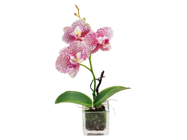 BRW искусственная орхидея в горшке 080522 фото №1