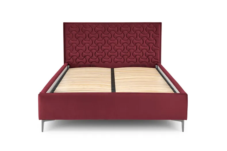 Узголів'я ліжка HALMAR MODULO W2 160 см бордового кольору. Моноліт 59 фото №7
