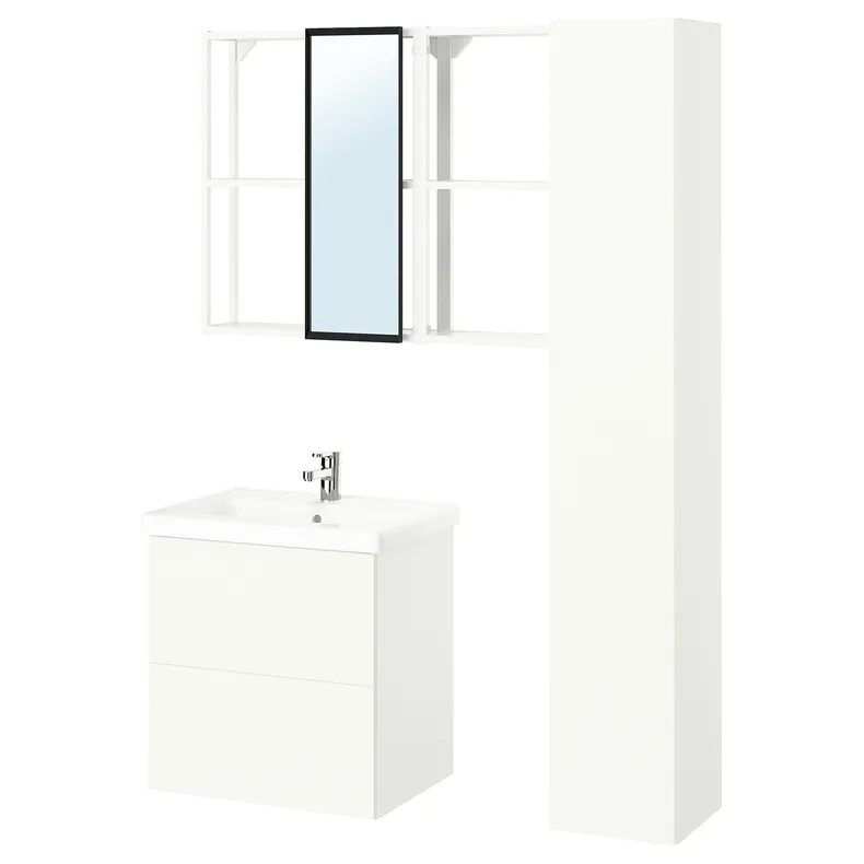 IKEA ENHET ЕНХЕТ, ванна, білий, 64x43x65 см 295.472.74 фото №1