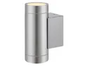 BRW Настенный металлический светильник для наружного применения серебристый 073299 фото thumb №1