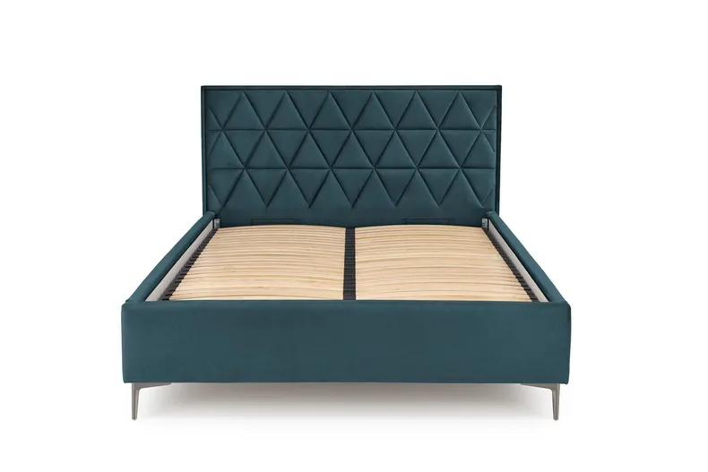 Узголів'я ліжка HALMAR MODULO W5 160 см темно-зеленого кольору. Моноліт 37 фото №3